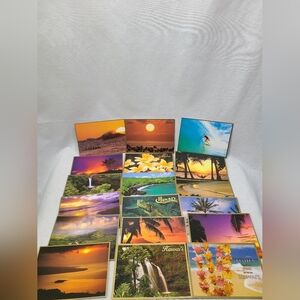 Vintage Hawaii Postcard Lot Of 18 Cards- NEW Unused